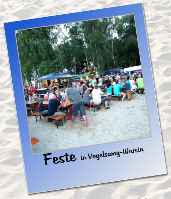 Feste in Vogelsamg-Warsin